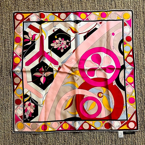 Emilio Pucci Scarf - stunning colors! - Picture 1 of 7